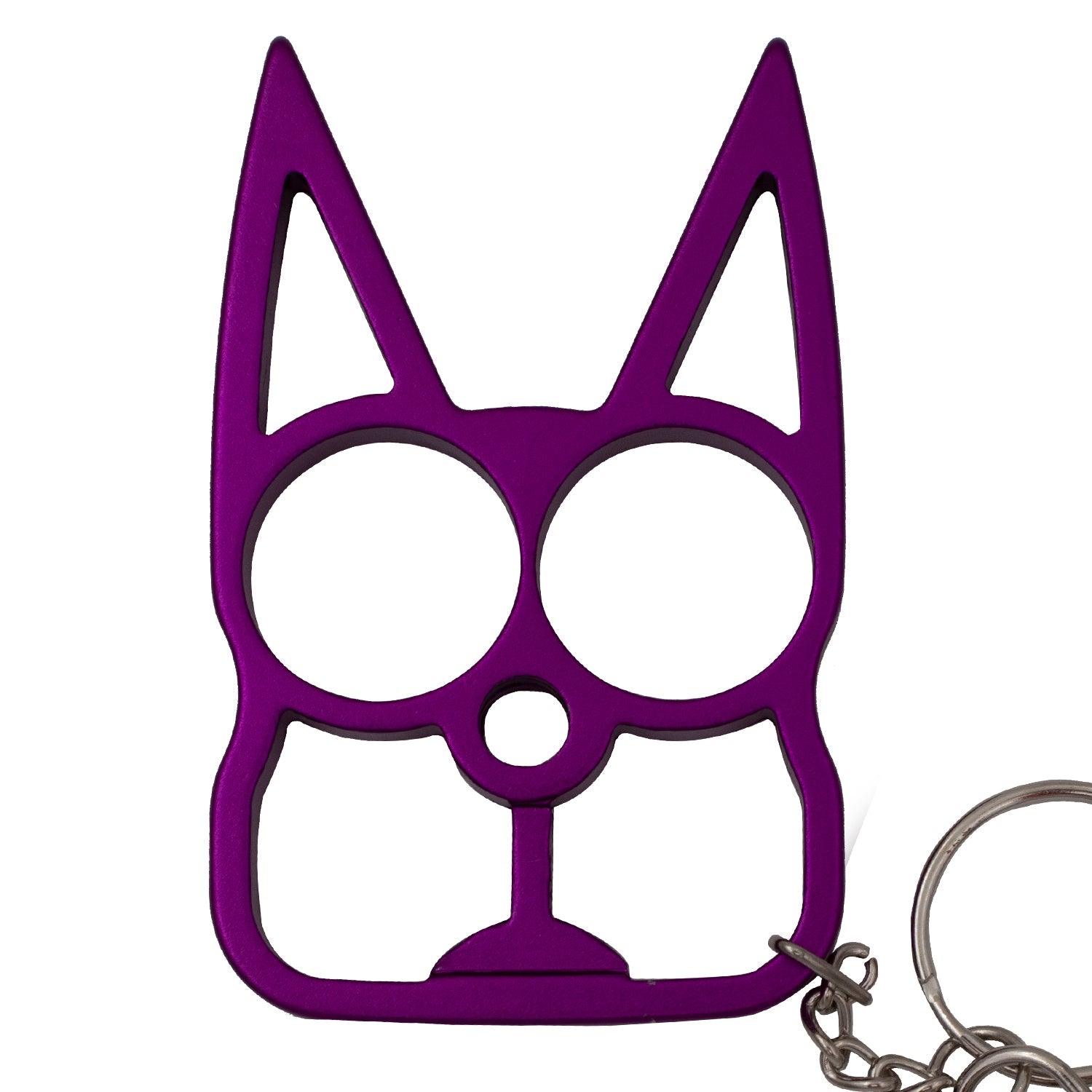 Cat Self Defense Steel Keychain Weapon Purple – Guardian Self