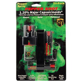 Pepper Shot Pepper Spray Tri-Pack - (1.2% MC)