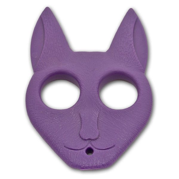 Cat Ears Keychain ABS Plastic Weapon - Purple