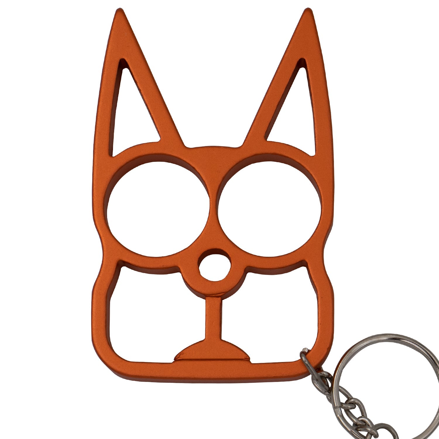 Cat Self Defense Steel Keychain Weapon - Orange