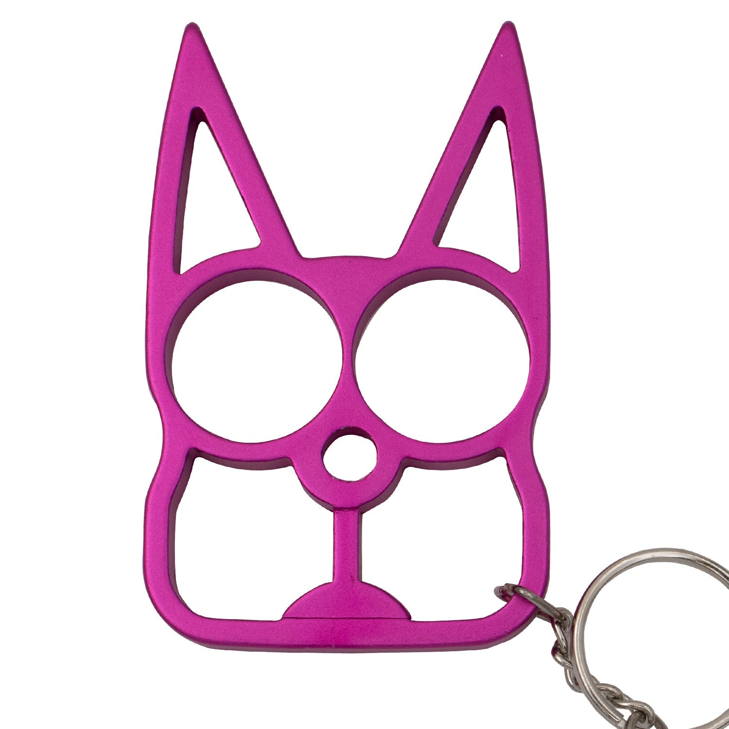 Cat Self Defense Steel Keychain Weapon - Pink