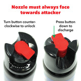 Streetwise 18 Pepper Spray Twist Lock (1.19% MC)