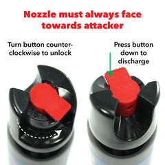 Streetwise 18 Pepper Spray Twist Lock (1.19% MC)