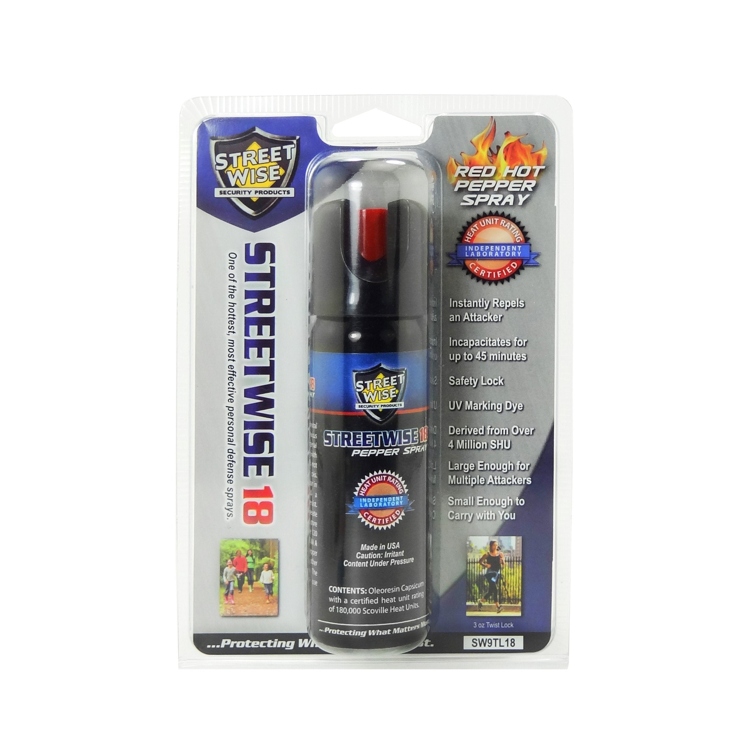 Streetwise 18 Pepper Spray Twist Lock (1.19% MC)