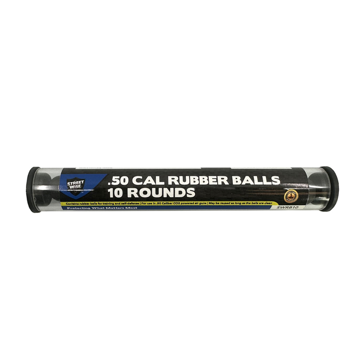 Streetwise .50 Cal Rubber Ball 10 Rounds