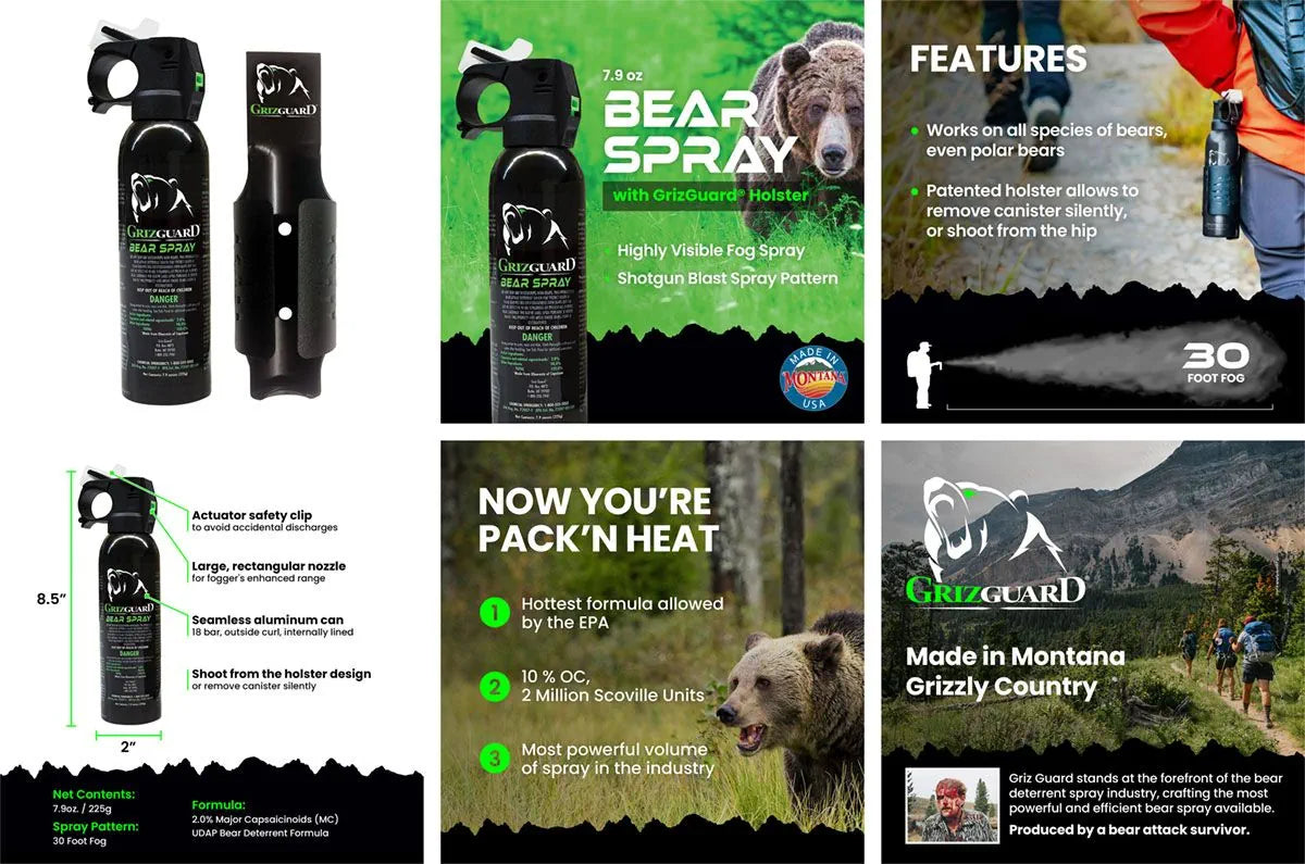 Grizguard Bear Spray - 7.9 oz