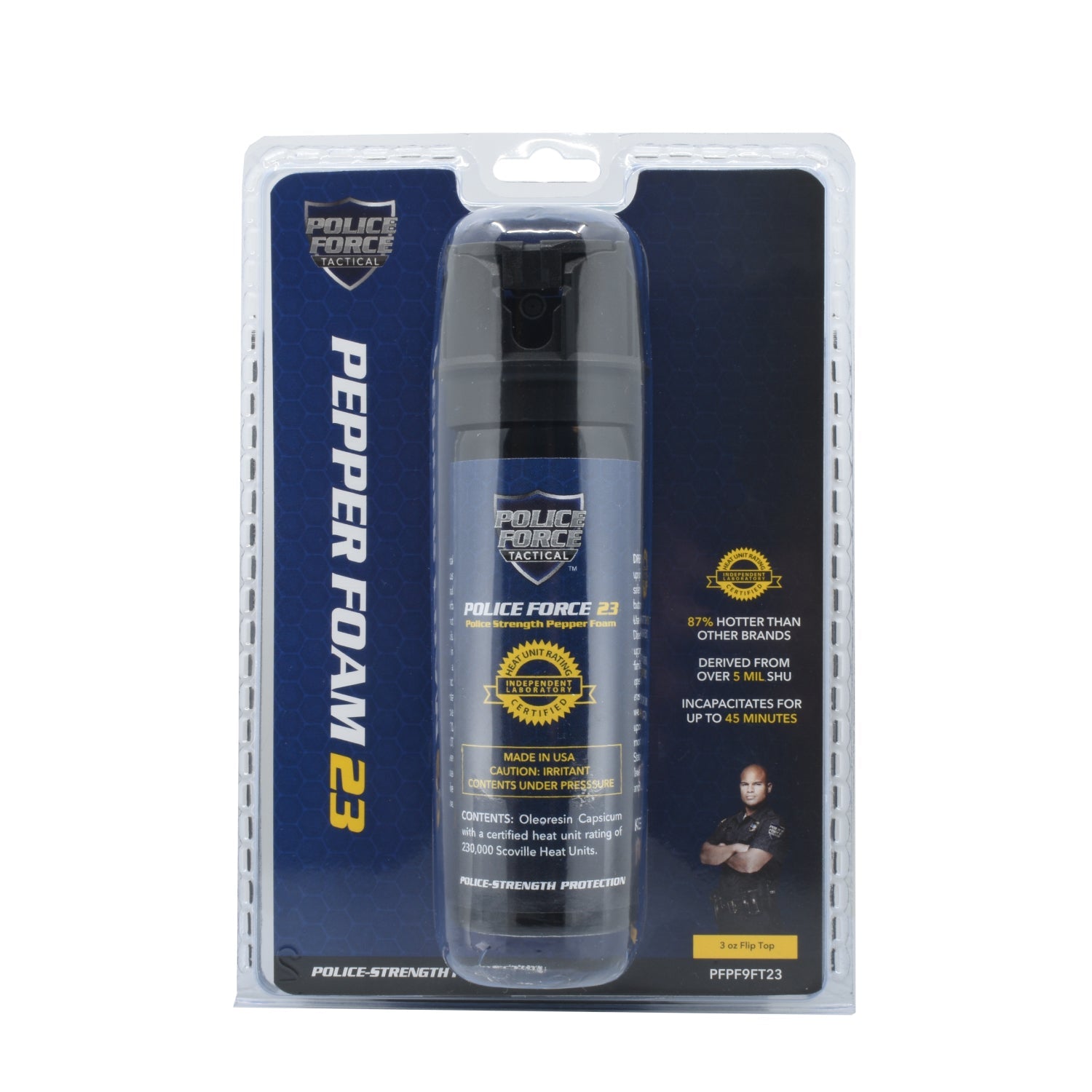 Police Force 23 Police Strength Pepper Foam - 3 oz