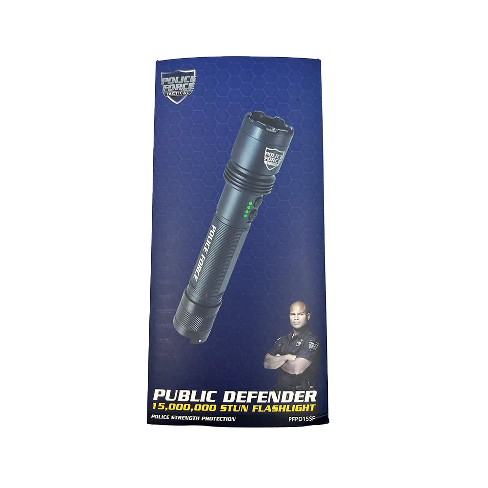 Police Force Public Defender 15,000,000 Stun Flashlight – Guardian Self ...