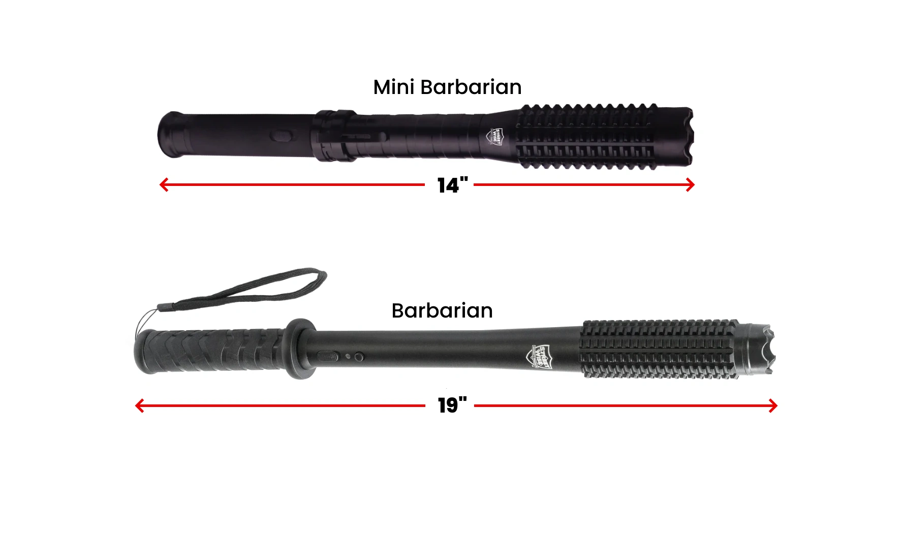 Bastón retráctil eléctrico Streetwise Mini Barbarian - Protek-1