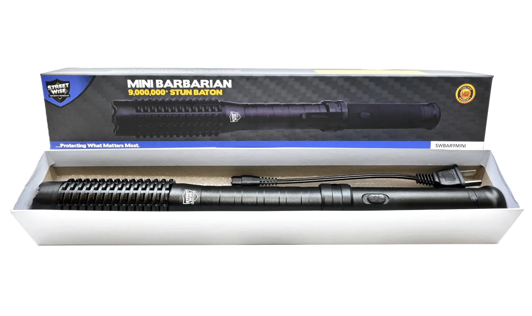 Streetwise Mini Barbarian Stun Baton Flashlight 9,000,000