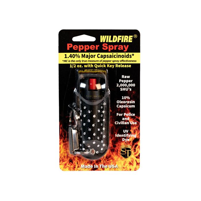 WildFire Pepper Spray Halo Keychain Holster - .5 oz (1.4% MC)