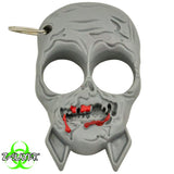 Zombie Skull Keychain Weapon - Gray