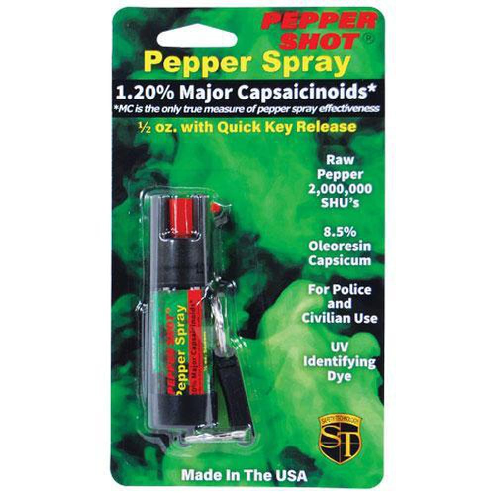 Pepper Shot Wholesale Pepper Spray Breakaway Keychain - Case of 12 (1.2% MC)
