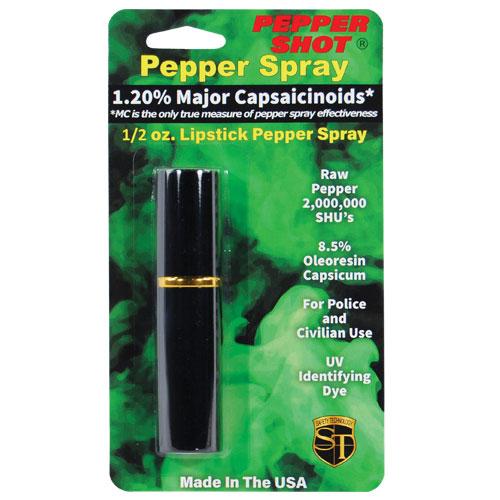 Pepper Shot Wholesale Pepper Spray Lipstick - Case of 12 (1.2% MC)