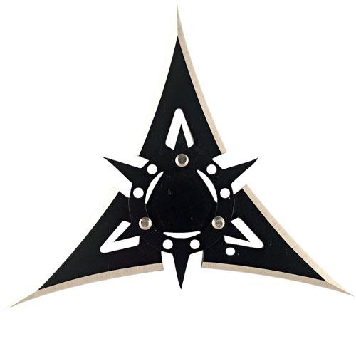 4", 3 Point Black Throwing Star