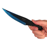 4 Piece Throwing Knife Assorted, Blue, Red, Gold, Green Color