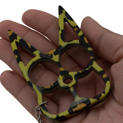 Cat Self-Defense Keychain - Leopard Print