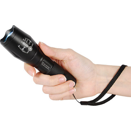 Safety Technology 3000 Lumens Led Self Defense Zoomable Flashlight