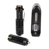 Safety Technology 3000 Lumens Led Self Defense Zoomable Flashlight