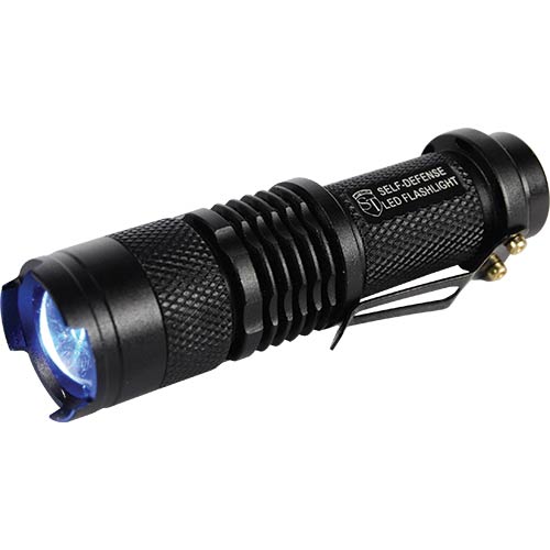 Safety Technology 3000 Lumens Led Self Defense Zoomable Flashlight