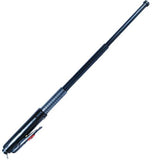 Automatic Expandable 20.5" Steel Baton Black Handle