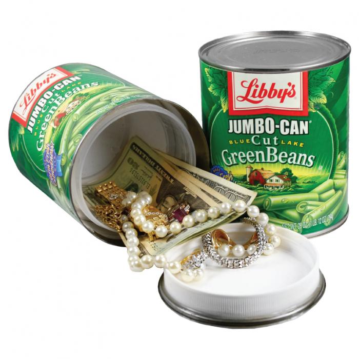 Green Bean Stash Can Diversion Safe