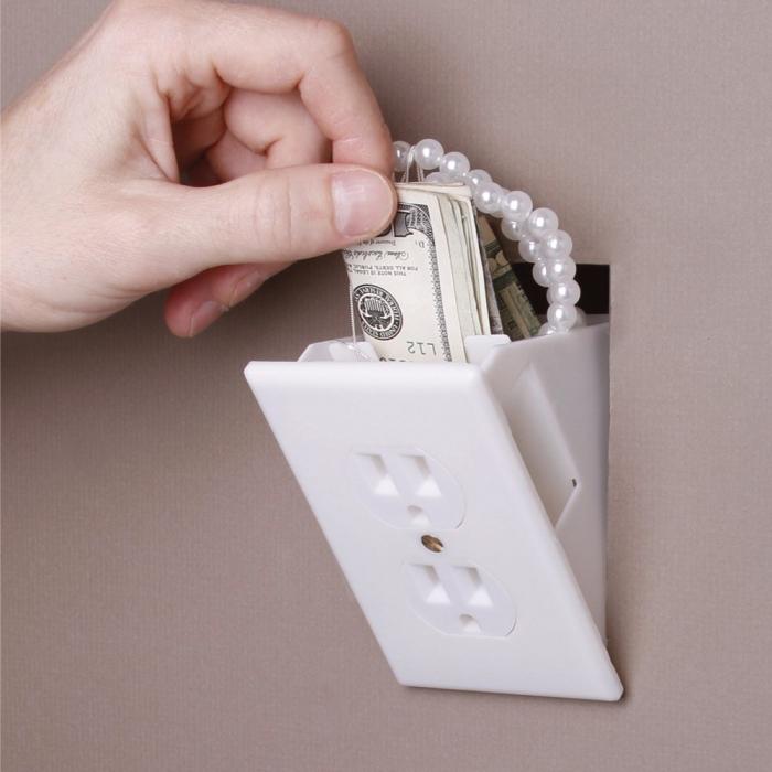 Hidden Wall Outlet Diversion Safe