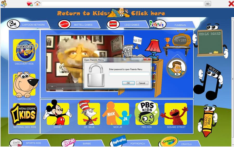 Kid Safe Web Browser