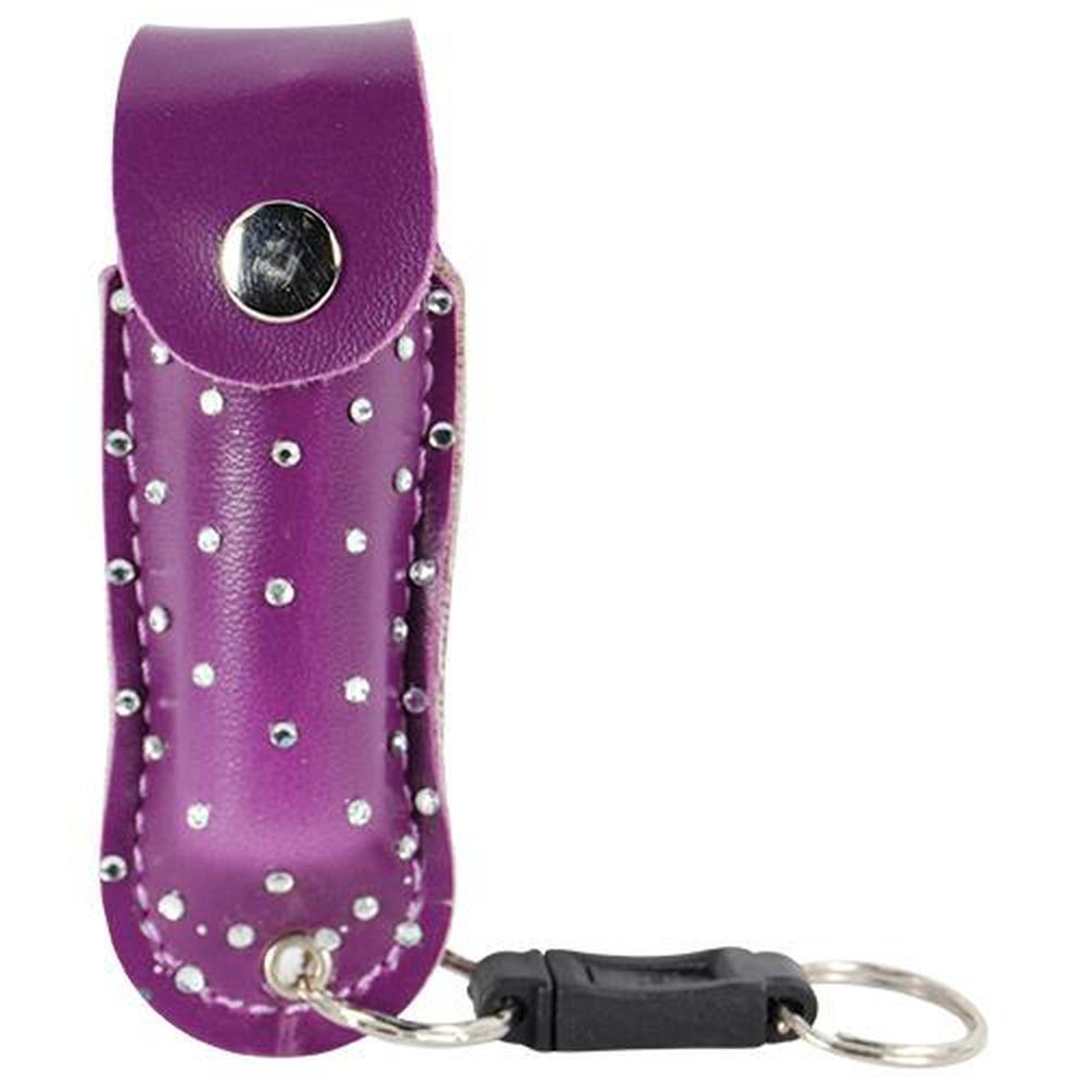 Pepper Shot Pepper Spray Soft Case Rhinestone - .5 oz (1.2% MC)
