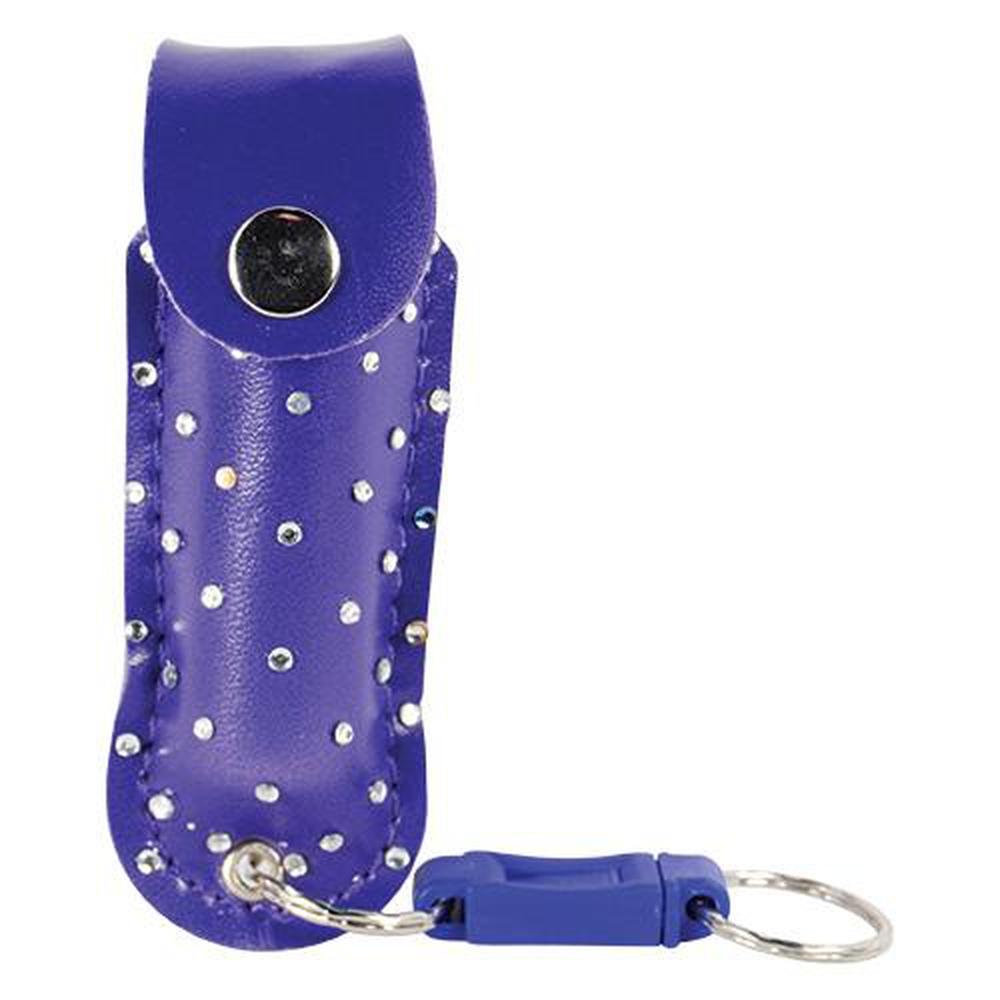 Pepper Shot Pepper Spray Soft Case Rhinestone - .5 oz (1.2% MC)