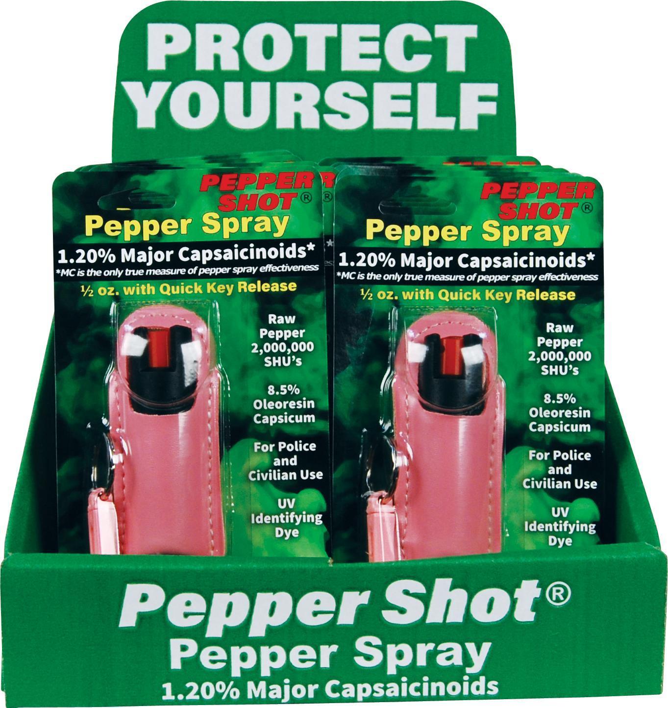 Pepper Shot Wholesale Pepper Spray Halo Holster - Case of 12 (1.2% MC)