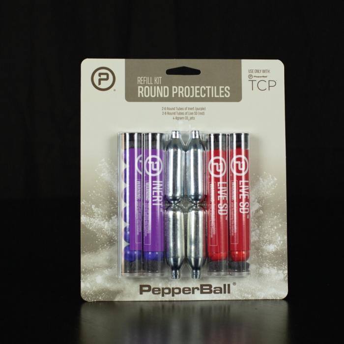 PepperBall TCP Round Refill Kit w/CO2 Cartridges