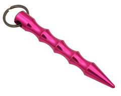 Wavy Kubotan Tactical Keychain - Pink