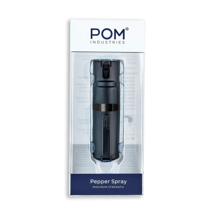 POM Clip Pepper Spray - Black & Black (1.40% MC)