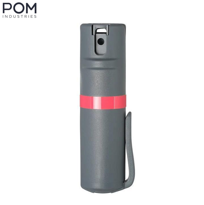 POM Clip Pepper Spray - Grey & Coral (1.40% MC)