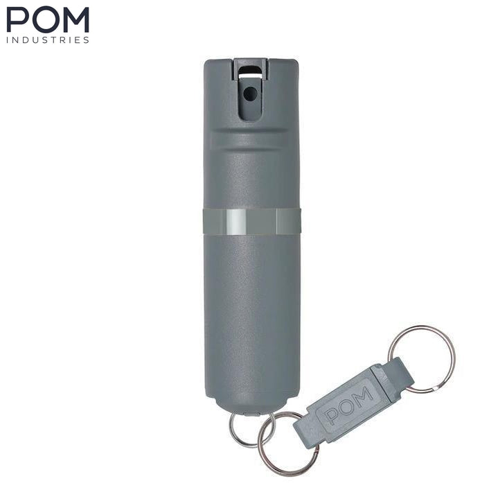 POM Keychain Pepper Spray - Grey & Grey (1.40% MC)