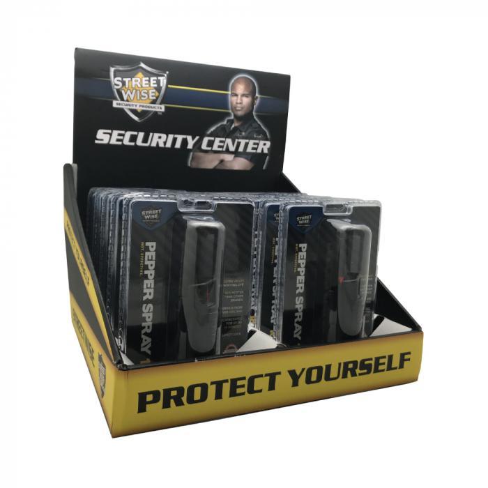 Streetwise 18 Wholesale Pepper Spray - 10 Black (1.19% MC)