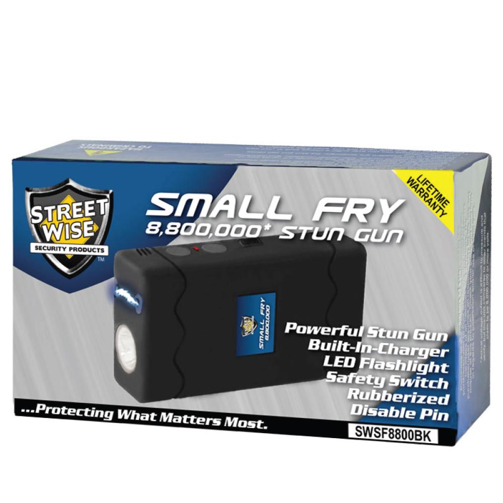 Streetwise Small Fry Stun Gun 8.8 Million Volts Black