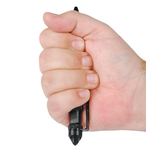 Tactical Black Twist Pen With Extra Refill