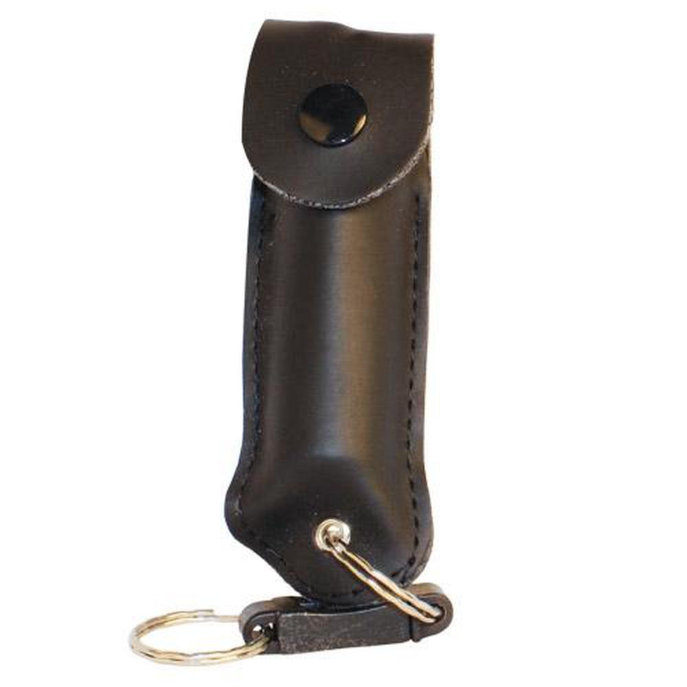 Wildfire Pepper Spray Fashion Leatherette Keychain Holster - .5 oz (1.4% MC)