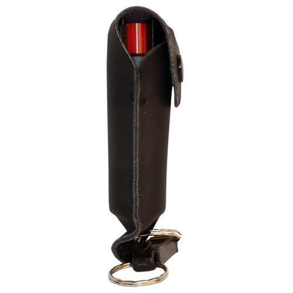 Wildfire Pepper Spray Fashion Leatherette Keychain Holster - .5 oz (1.4% MC)