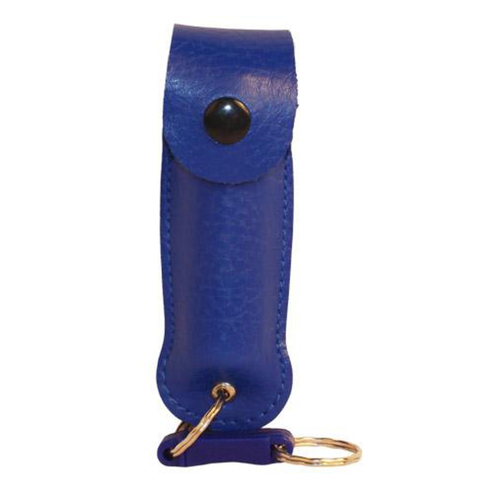 Wildfire Pepper Spray Fashion Leatherette Keychain Holster - .5 oz (1.4% MC)