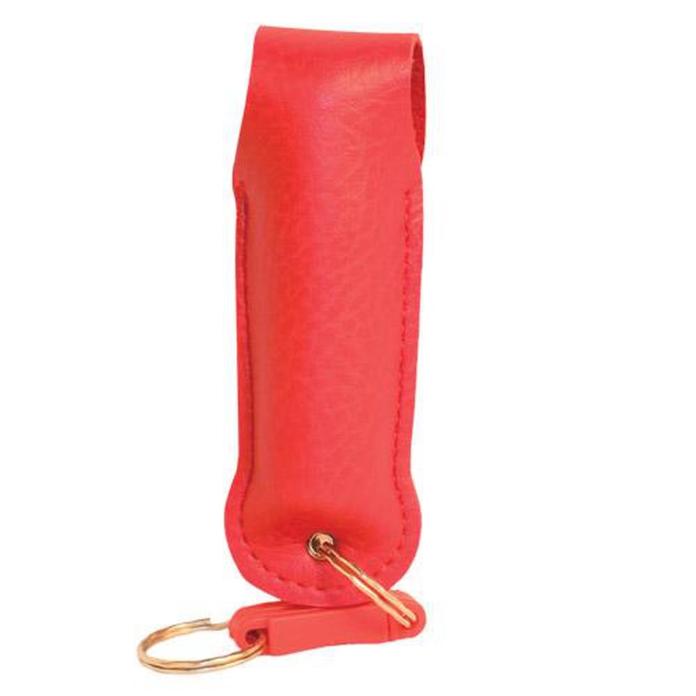 Wildfire Pepper Spray Fashion Leatherette Keychain Holster - .5 oz (1.4% MC)