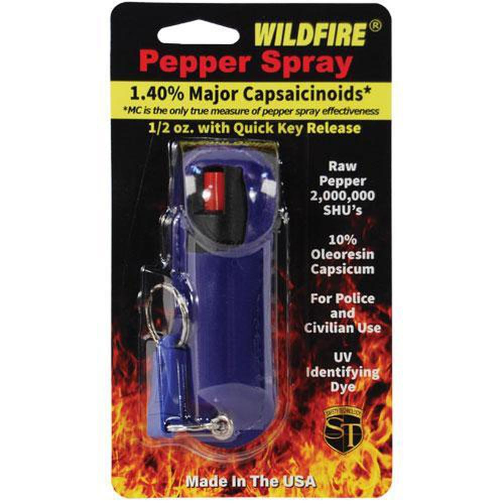 WildFire Pepper Spray Halo Keychain Holster - .5 oz (1.4% MC)