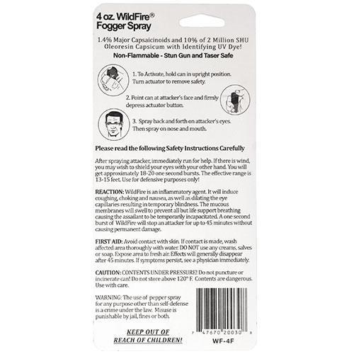 Wildfire Pepper Spray Twist Lock Fogger - 4 oz (1.4% MC)