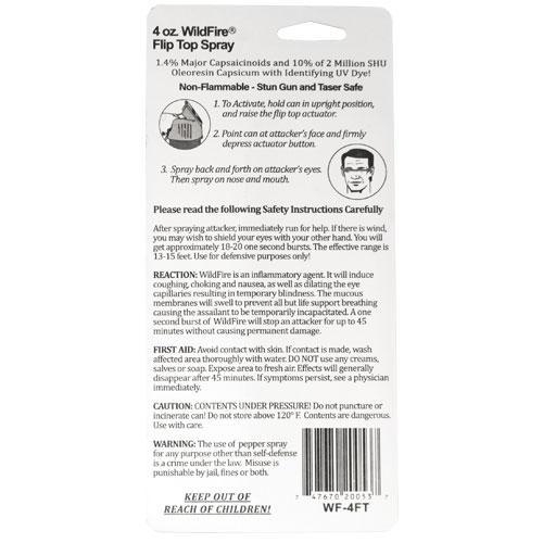 Wildfire Pepper Spray Twist Lock Fogger - 4 oz (1.4% MC)