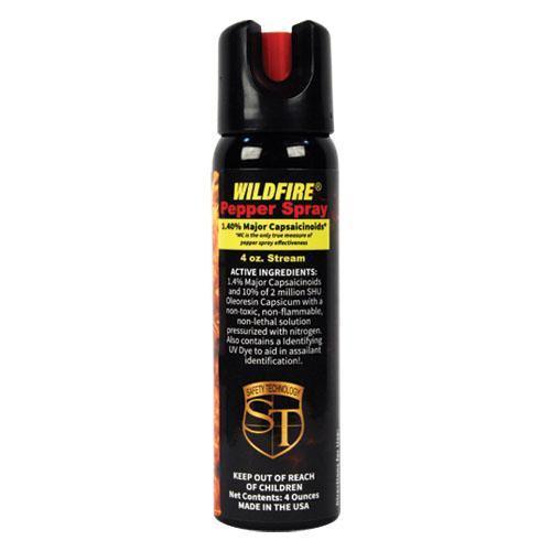Wildfire Pepper Spray Twist Lock Stream - 4 oz (1.4% MC) - Guardian Self Defense