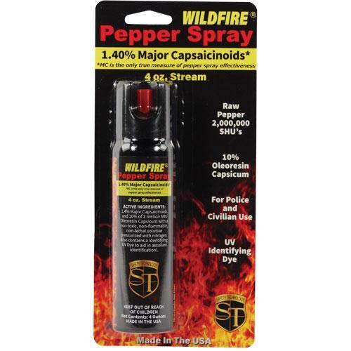 Wildfire Pepper Spray Twist Lock Stream - 4 oz (1.4% MC) - Guardian Self Defense
