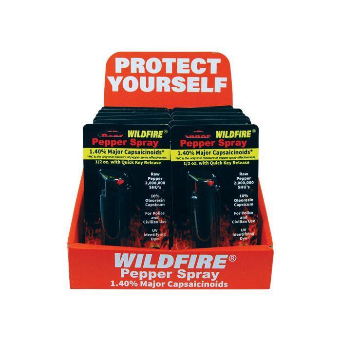 Wildfire Wholesale Pepper Spray Hard Case - Case of 12 (1.4% MC)