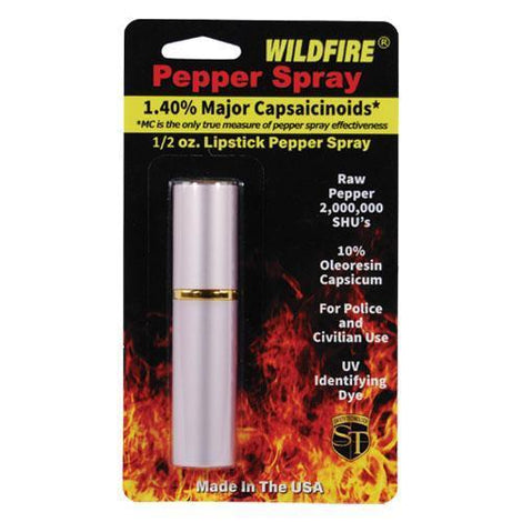 Wildfire 3/4 ounce 18% Flip top Actuator Pepper Spray Stream - Super Pepper Spray